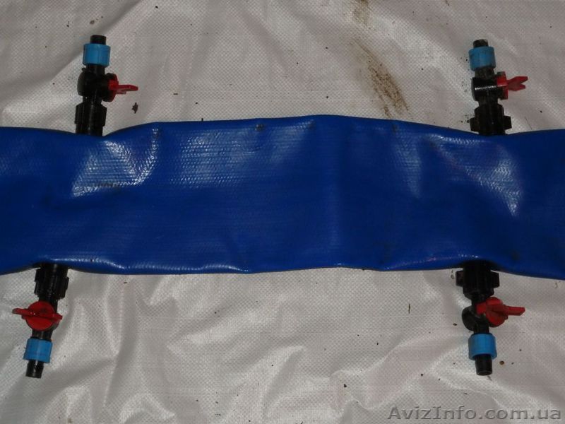 Продам лейфлет100мм 200 метров с кранами и фитингами б/у - <ro>Изображение</ro><ru>Изображение</ru> #1, <ru>Объявление</ru> #433448