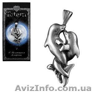 Амулет из серии Totem "Дельфины". - <ro>Изображение</ro><ru>Изображение</ru> #1, <ru>Объявление</ru> #849840