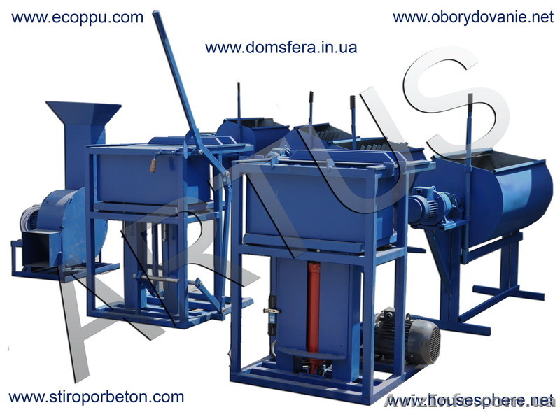 Обладнання для полістиролбетону (полістиролбетонних блоків, Для приготування та  - <ro>Изображение</ro><ru>Изображение</ru> #1, <ru>Объявление</ru> #981092