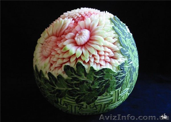 Карвинг. Художественная резьба по овощам и фруктам. Херсон - <ro>Изображение</ro><ru>Изображение</ru> #1, <ru>Объявление</ru> #1040722