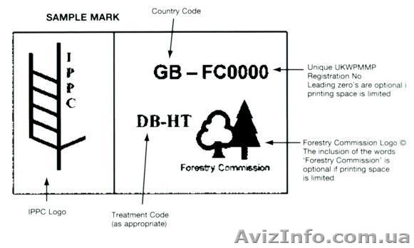 Маркировка деревяных поддонов тары рэек ящиков на экспорт - <ro>Изображение</ro><ru>Изображение</ru> #1, <ru>Объявление</ru> #1135427