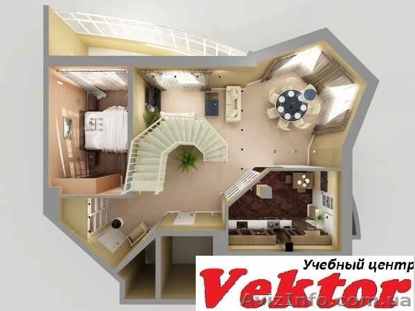 дизайн интерьера 3D max. КУРСЫ В ХЕРСОНЕ. - <ro>Изображение</ro><ru>Изображение</ru> #1, <ru>Объявление</ru> #1298708
