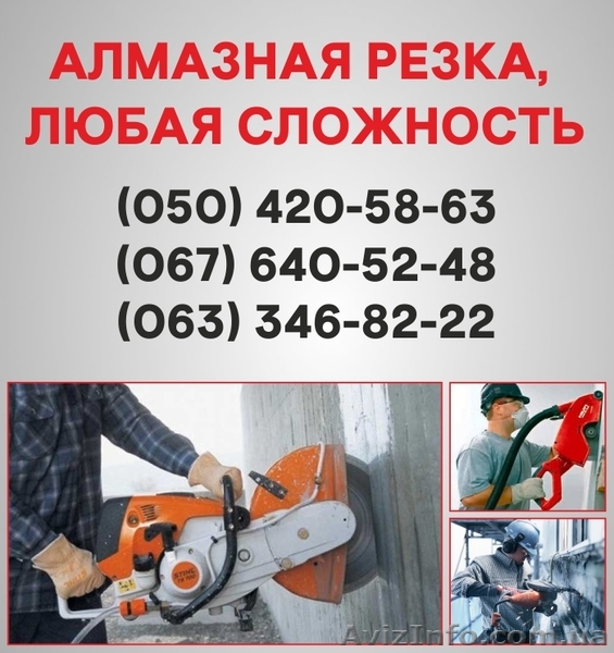 Алмазная резка Херсон. Алмазное бурение в Херсоне. - <ro>Изображение</ro><ru>Изображение</ru> #1, <ru>Объявление</ru> #1544360