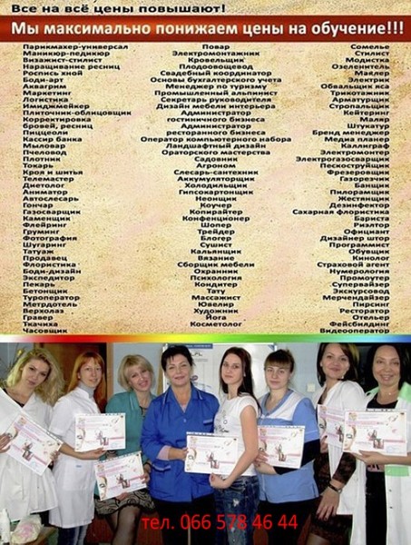 Курсы повар кондитер сушист пиццеоли барист бармен пекарь официант - <ro>Изображение</ro><ru>Изображение</ru> #1, <ru>Объявление</ru> #1670411