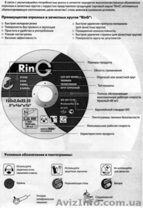 Высокоэффективные отрезные круги для металла Ring (Австрия).