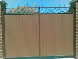 Откатные и распашные автоматические ворота калитки забор из профнастила.  - <ro>Изображение</ro><ru>Изображение</ru> #2, <ru>Объявление</ru> #283848