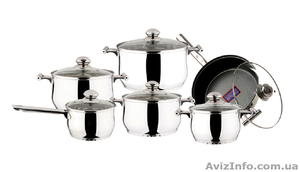 Набор посуды из 12 предметов Kaiserhoff KH 0436   - <ro>Изображение</ro><ru>Изображение</ru> #1, <ru>Объявление</ru> #435194