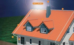 Кабельный обогрев,  активная молниезащита,  заземление