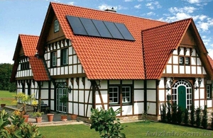 Клинкерная керамическая черепица АВС , Германия.