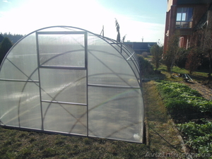 Теплицы под поликарбонат или пленку.
