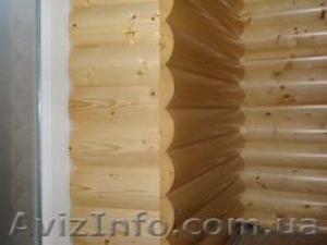 Блок-хаус,  фальшбрус.