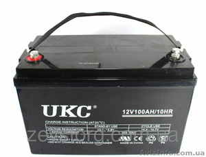 Аккумулятор (АКБ) UKC 12 вольт 100 А/ч - <ro>Изображение</ro><ru>Изображение</ru> #1, <ru>Объявление</ru> #1520061