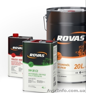 Немецкое моторное масло Rovas 5W-30 синтетика - <ro>Изображение</ro><ru>Изображение</ru> #1, <ru>Объявление</ru> #1529999
