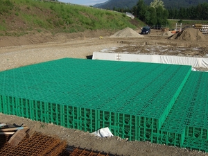 Система дренажних блоків