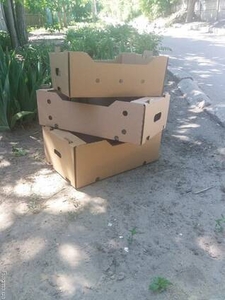 Продам картонный ящик /купить картонный ящик под персик 