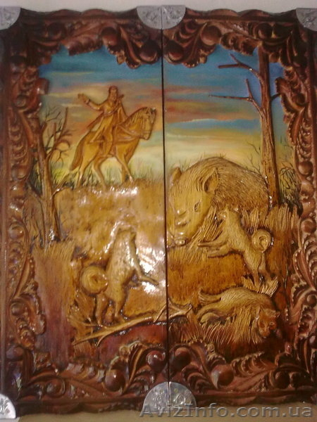 Нарды резные, ручной работы. - <ro>Изображение</ro><ru>Изображение</ru> #3, <ru>Объявление</ru> #101124