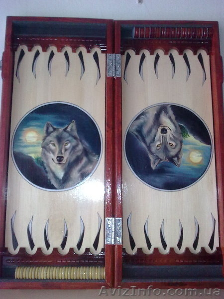 Нарды резные, ручной работы. - <ro>Изображение</ro><ru>Изображение</ru> #4, <ru>Объявление</ru> #101124