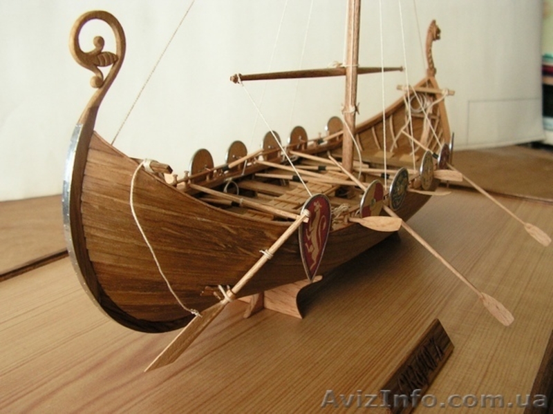Модель древнеславянской ладьи 9-10 веков. - <ro>Изображение</ro><ru>Изображение</ru> #4, <ru>Объявление</ru> #272716