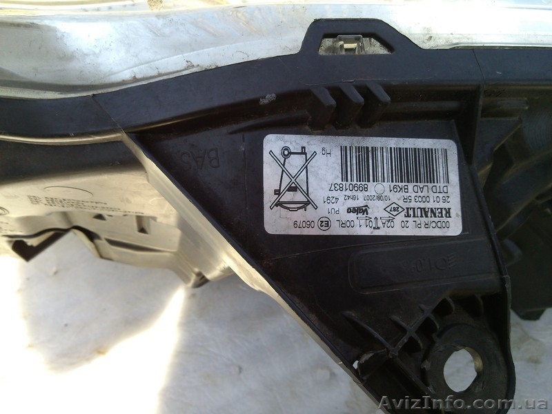 Фары Renault Laguna 3 - <ro>Изображение</ro><ru>Изображение</ru> #3, <ru>Объявление</ru> #862078