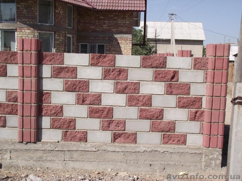 Шлакоблок для столбов забора Херсон Столбовой блок декоративный - <ro>Изображение</ro><ru>Изображение</ru> #4, <ru>Объявление</ru> #1247207