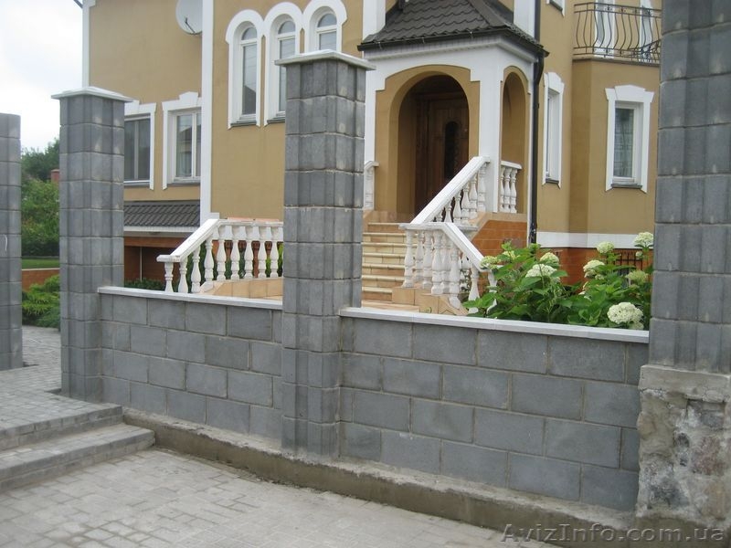 Шлакоблок заборный Херсон Блоки для забора камень - <ro>Изображение</ro><ru>Изображение</ru> #3, <ru>Объявление</ru> #1247210