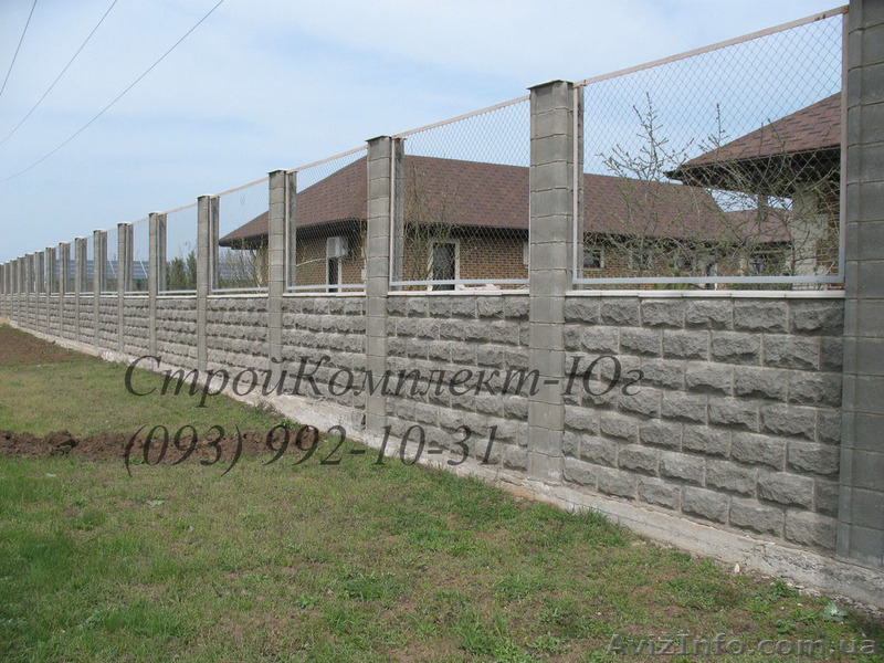 Бетонные декоративные блоки для забора Херсон - <ro>Изображение</ro><ru>Изображение</ru> #3, <ru>Объявление</ru> #1474132