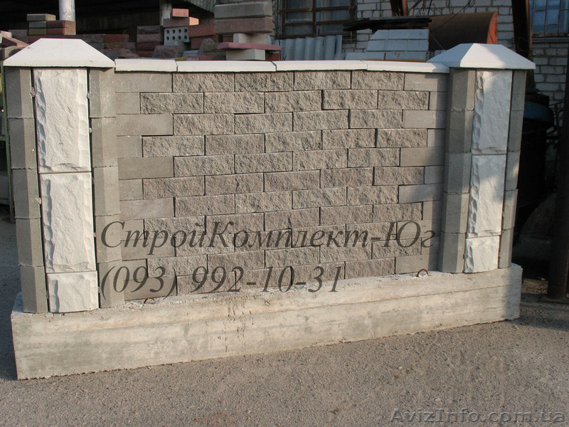 Декоративный кирпич для заборов Херсон  - <ro>Изображение</ro><ru>Изображение</ru> #3, <ru>Объявление</ru> #1474185