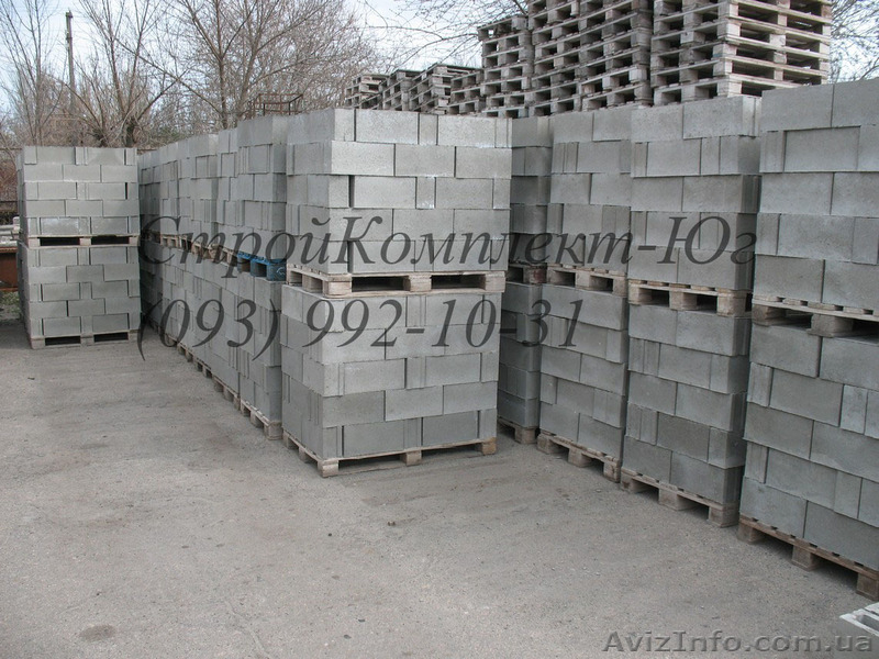 Шлакоблок перегородочный  120х200х400 мм Херсон - <ro>Изображение</ro><ru>Изображение</ru> #3, <ru>Объявление</ru> #1474340