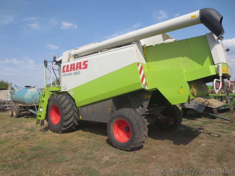 Комбайн зерноуборочный CLAAS LEXION-480 б/у 2003 г.в. - <ro>Изображение</ro><ru>Изображение</ru> #2, <ru>Объявление</ru> #1488568