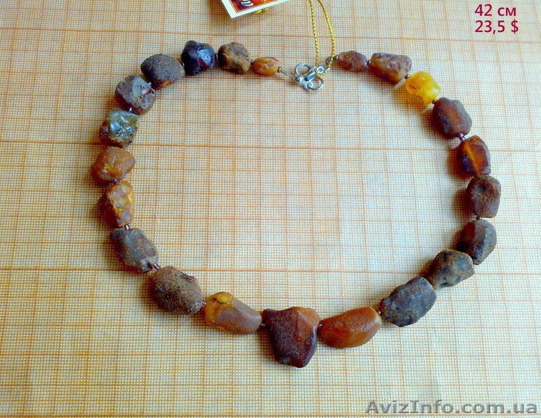 Лечебные бусы из «живого», необработанного янтаря. - <ro>Изображение</ro><ru>Изображение</ru> #3, <ru>Объявление</ru> #1141883