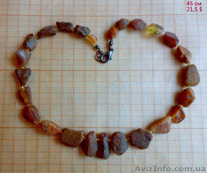 Лечебные бусы из «живого», необработанного янтаря. - <ro>Изображение</ro><ru>Изображение</ru> #8, <ru>Объявление</ru> #1141883