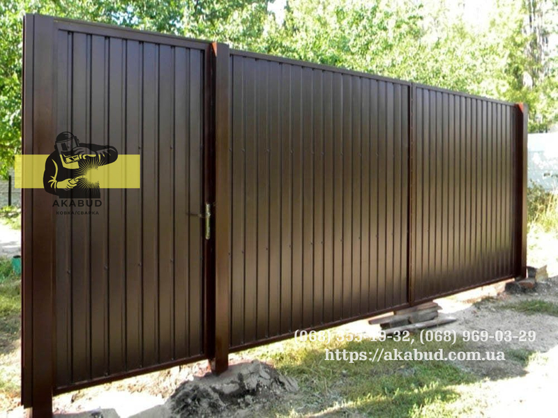 Ворота, заборы, перила, навесы, ангары. Установка ворот и заборов - <ro>Изображение</ro><ru>Изображение</ru> #6, <ru>Объявление</ru> #1731295